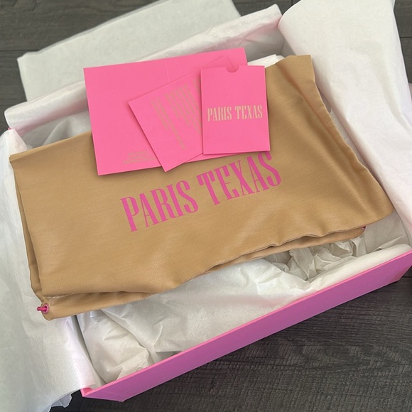 Paris Texas Violet Onyx Holly Anja Crystal-Embellished Mules - Picture 8 of 12